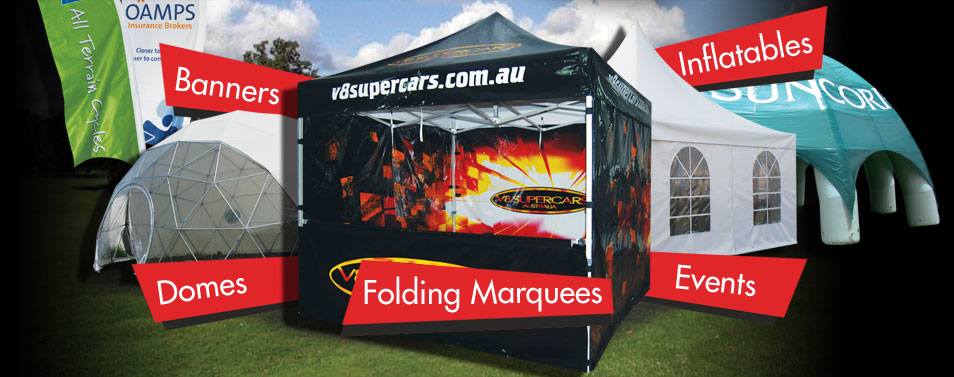 Dome Tents, Inflatable Tents, Banners, Folding Tents, Tents for Events